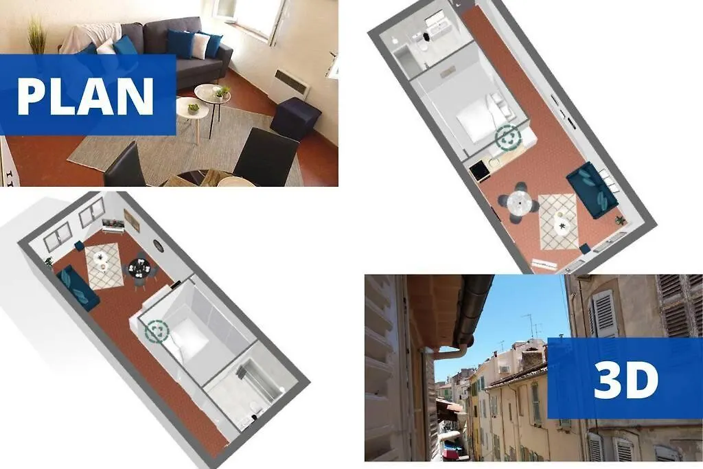 Le Jos - 2Min Palais-100M Mer-Verriere Cote D'Azur Apartment Cannes